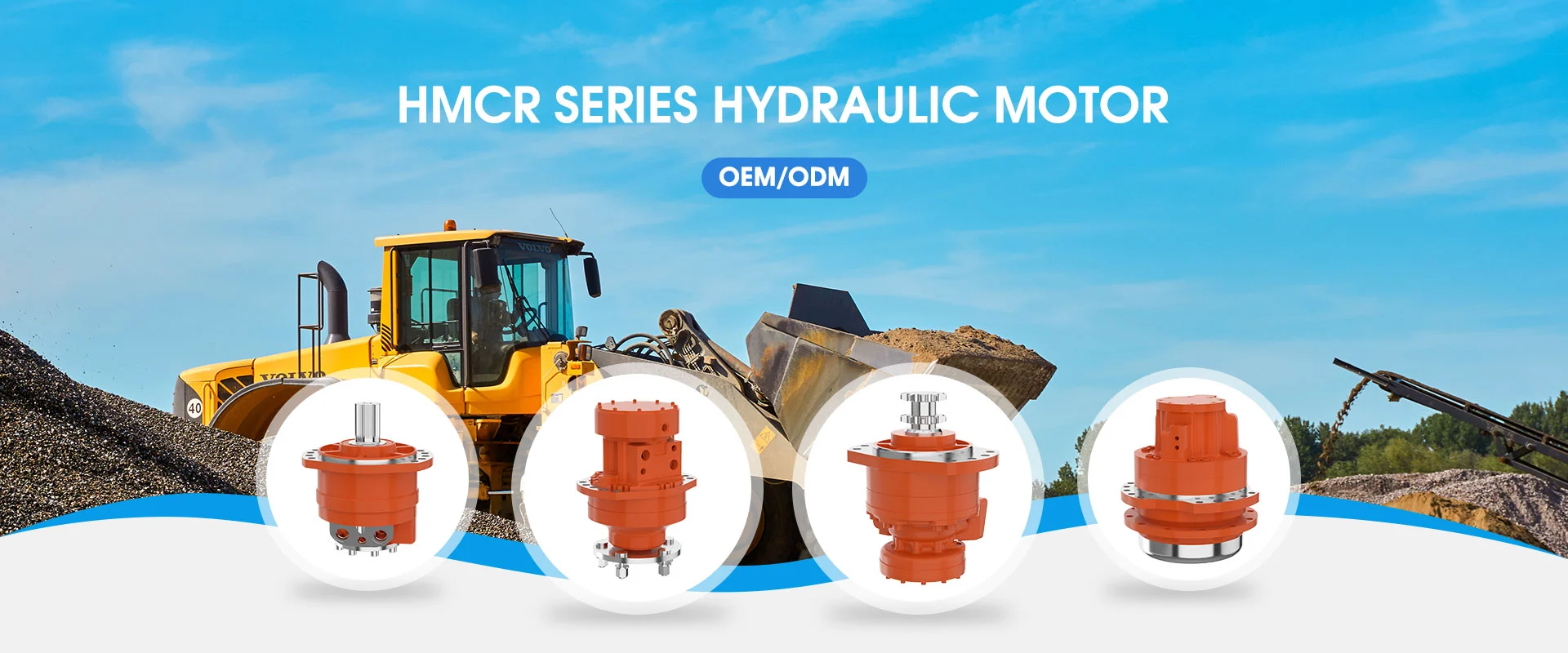 HMCR -serie Hydraulisk motorleverandør